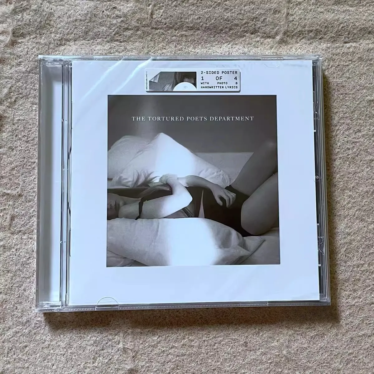 

The Tortured Poets Department 1 of 4 Edition Pop Music CD with 2-Sided Poster & Handwritten Lyrics Taylo