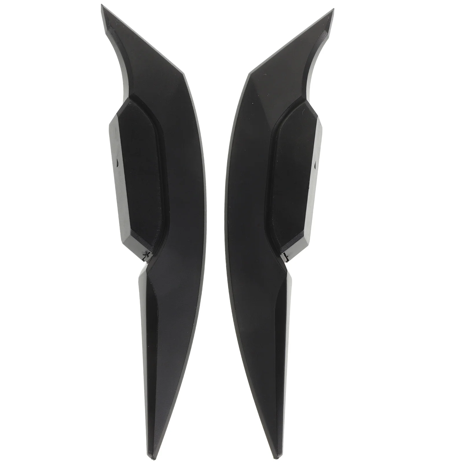 

Motorcycle Modification Accessories Motorbike Fairing Winglet Fixed Black Plastic Spoiler for