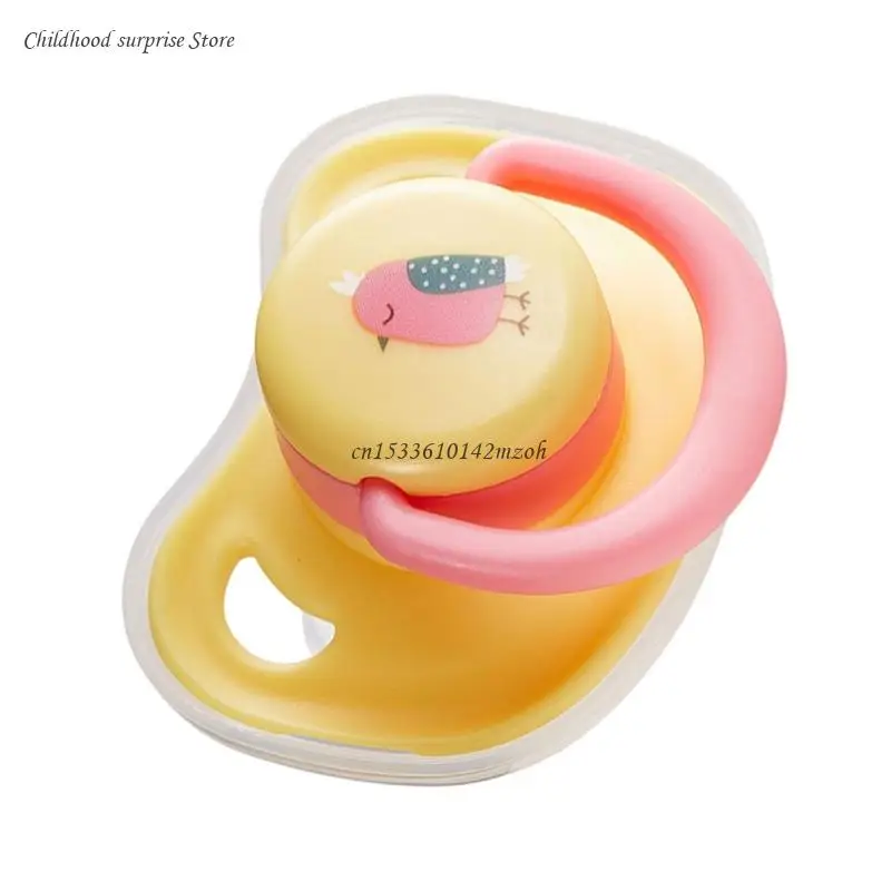 Calming Baby Pacifier Breathable & ปลอดภัยซิลิโคนทารกแรกเกิด Pacifier แบบพกพา Gentle Soothe Pacifier สำหรับเด็กผู้หญิงของขวัญ