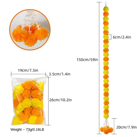 10 best sales Indisk bröllopsdekoration - №9