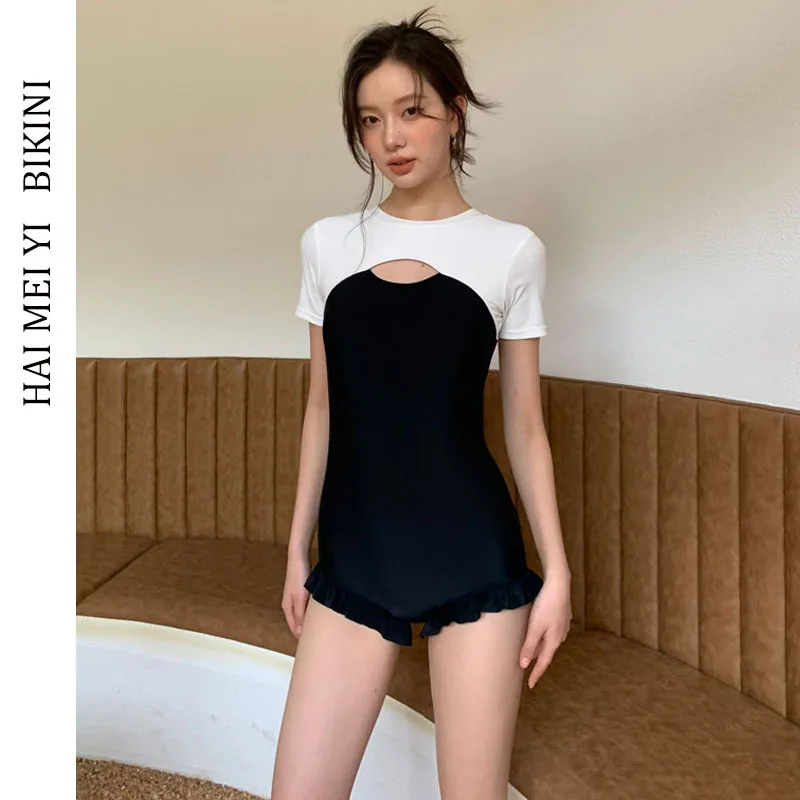 

Консервативный женский слитный купальник для студенток, термокупальник Vaion, пляжная накидка, корректирующий фигуру, Sea Beau, новинка