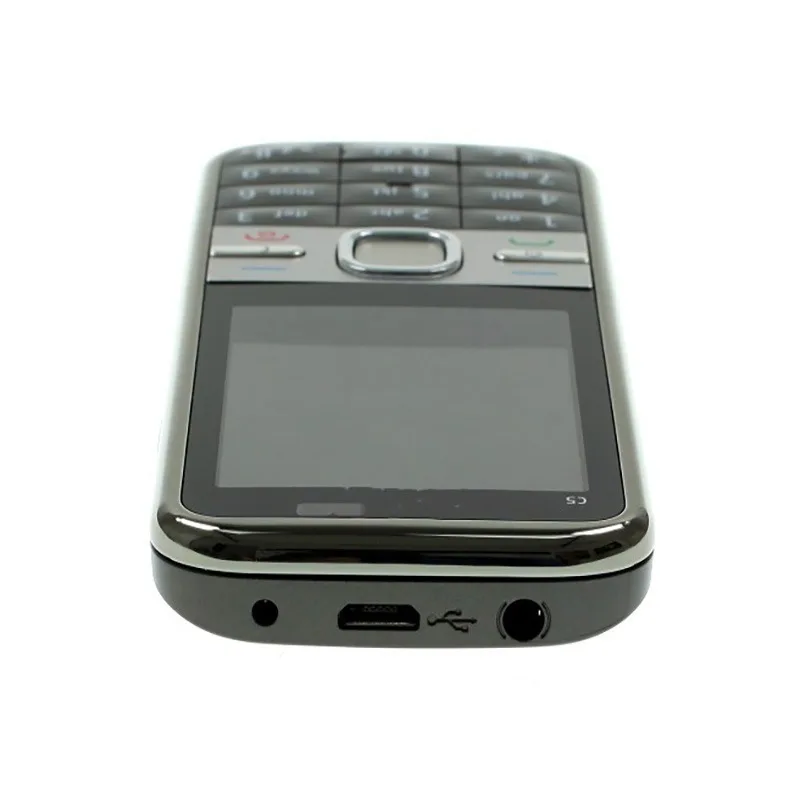Nokia C5-00i Straight button 3G backup mobile phone for the elderly and students