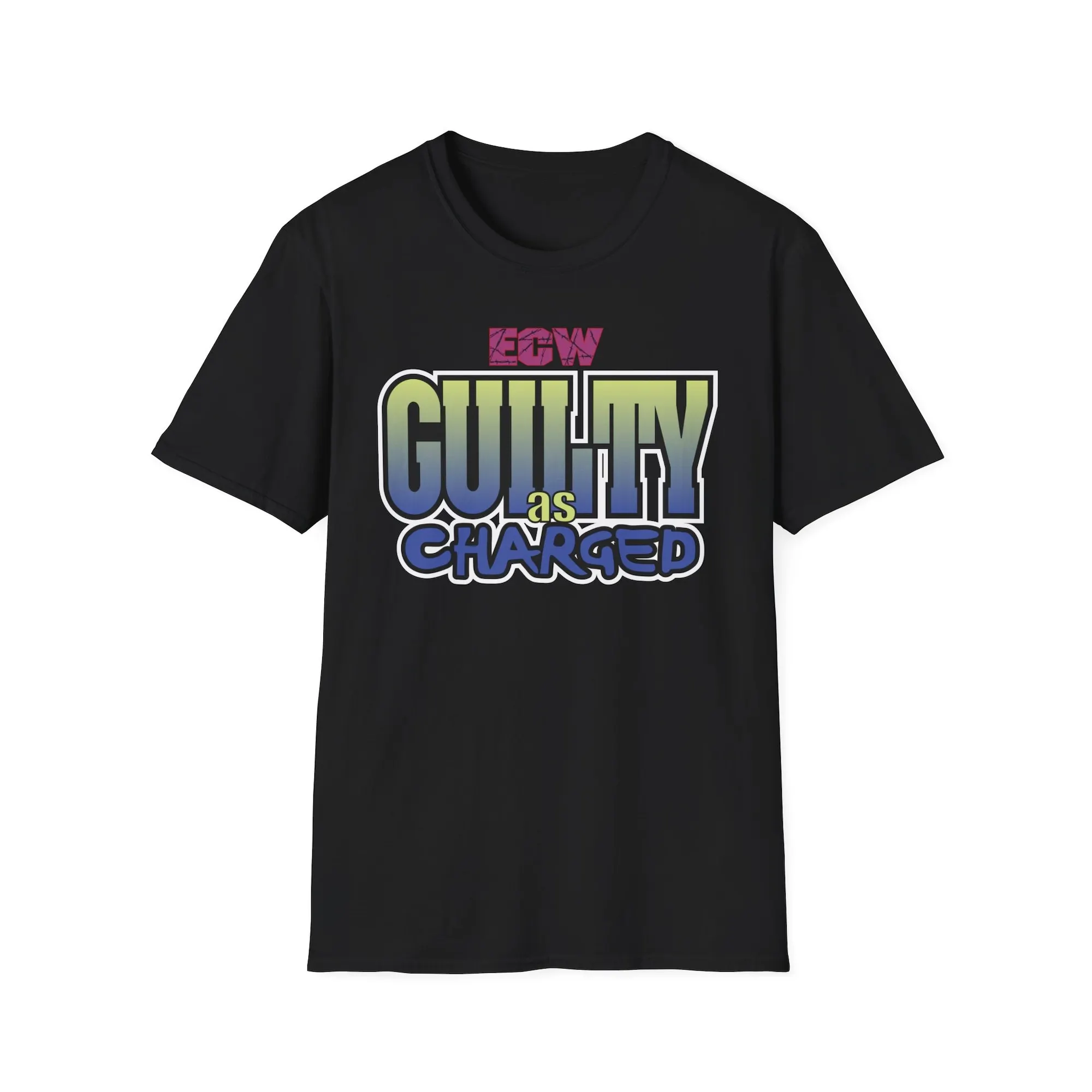 Ecw Guilty As Charged 1999 Logo T Shirt