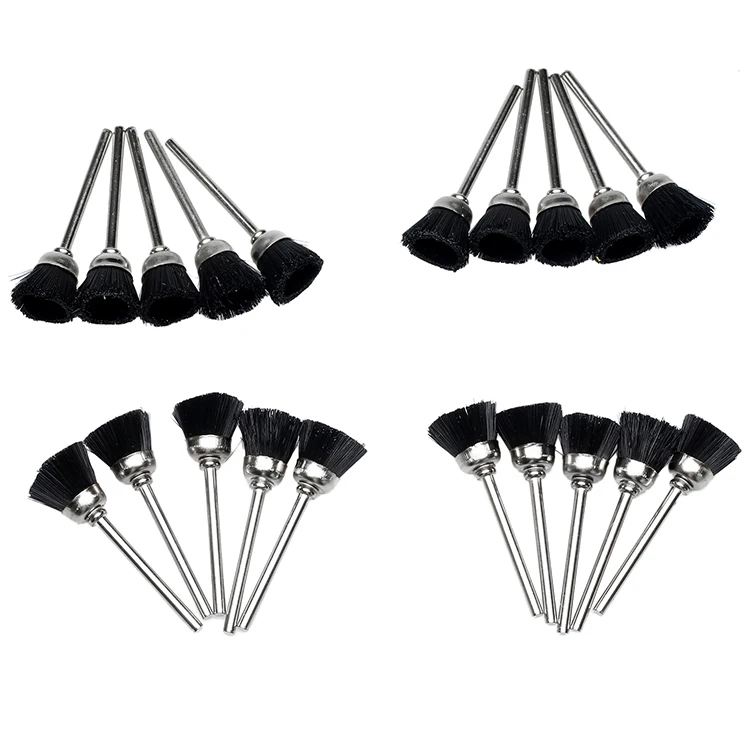 20 قطعة 15 مللي متر كأس جلخ تلميع فرشاة أداة جلخ طحن عجلات ل أدوات الحفر الخشن فرشاة دريمل اكسسوارات 3 مللي متر عرقوب