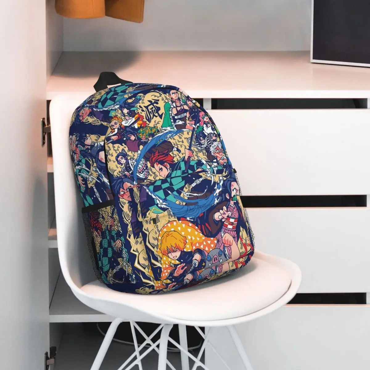 شيطان القاتل Yaiba أنيمي فيلم حقيبة الظهر رائجة البيع Daypack سعة كبيرة صبي الفتيات BookBag حقائب كتف للرجال والنساء حقيبة مدرسية