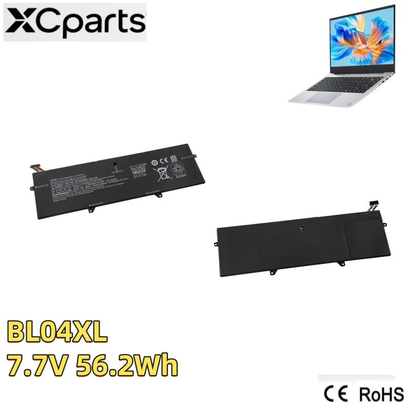 

7,7 В, 56,2 Втч, новый аккумулятор для ноутбука BL04XL для HP EliteBook X360 1040 G5 HSTNN-UB7N HSTNN-DB8M L07041-855 L07353-2C1 L07353-241