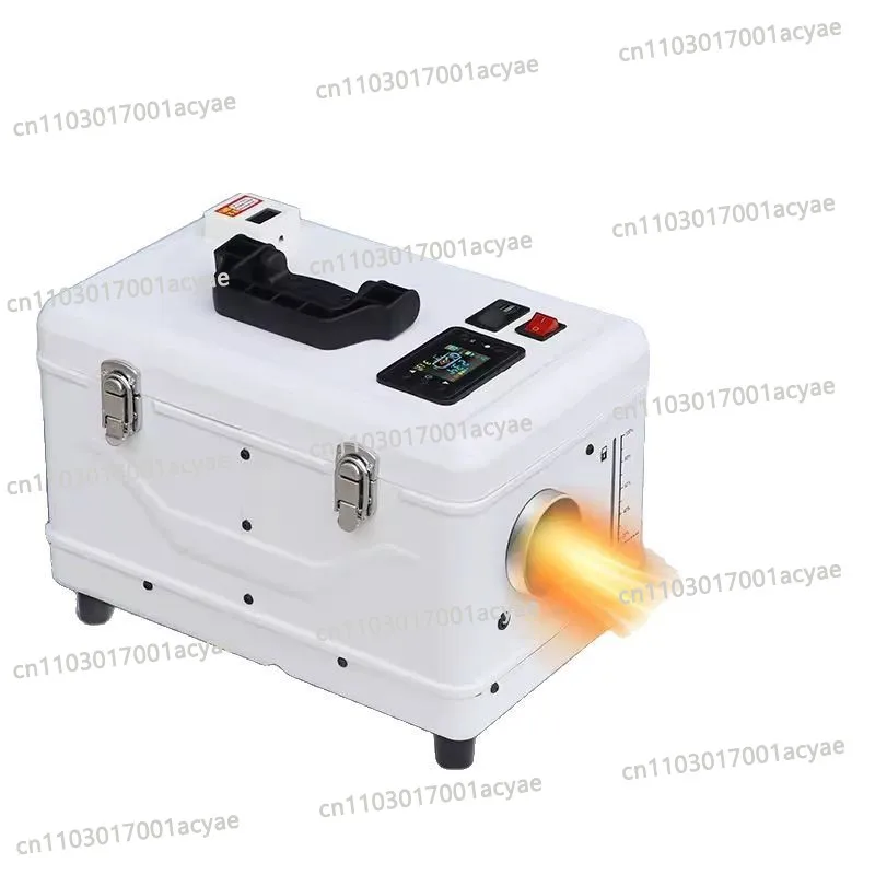 12V/24V/220V Camping Heater – Built-in Lithium Battery Wood Stove with Fan for Truck, RV & Household Use