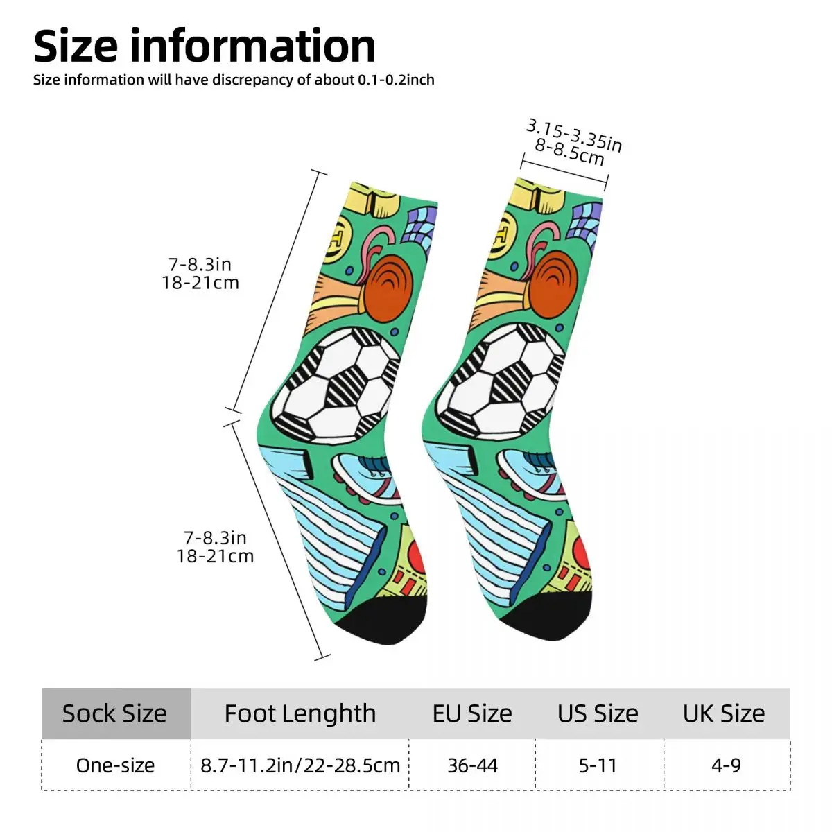 Football Sock Printed Man Polyester