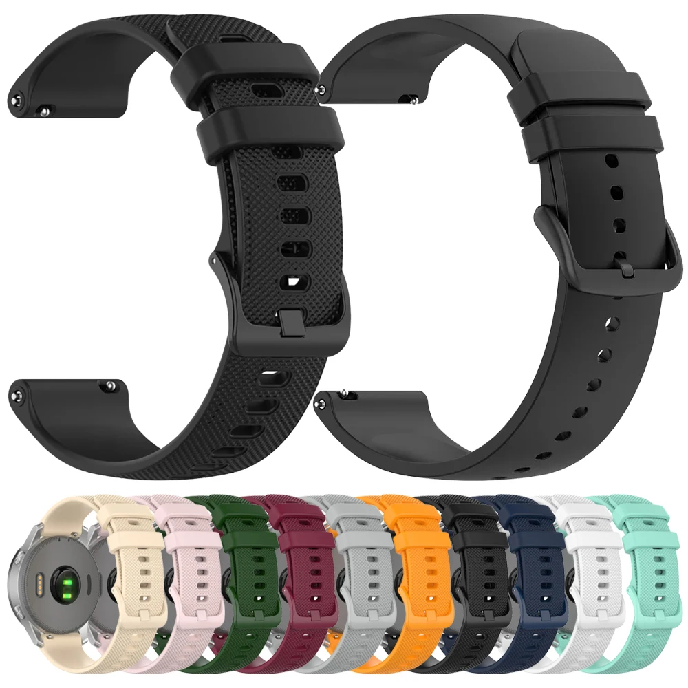 20 22 مللي متر الرياضة سيليكون حزام ل Garmin Venu 4 45 مللي متر 3 Sq2/Foreunner 165 265 570 255 الموسيقى/Vivoactive 6 5 4 استبدال سوار
