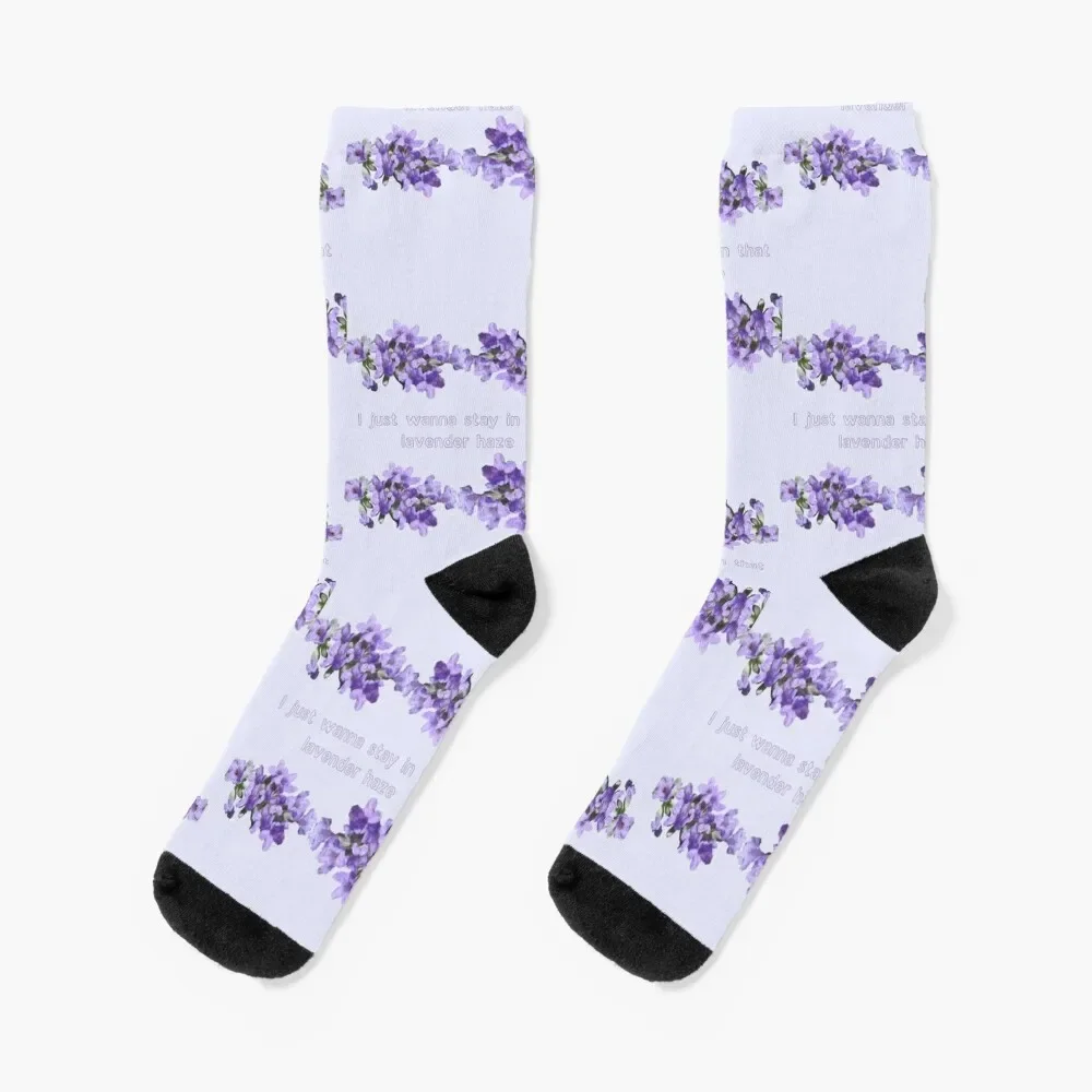 Lavender Haze Socks Christmas designer brand Women Socks Men's