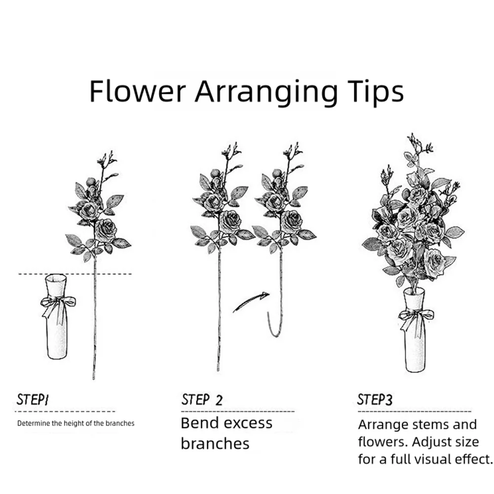 

Simulated Rubus Corchorifolius Faux Berry Branches 36cm 6 Pieces Artificial Plants for Wedding Photography Home Decoration