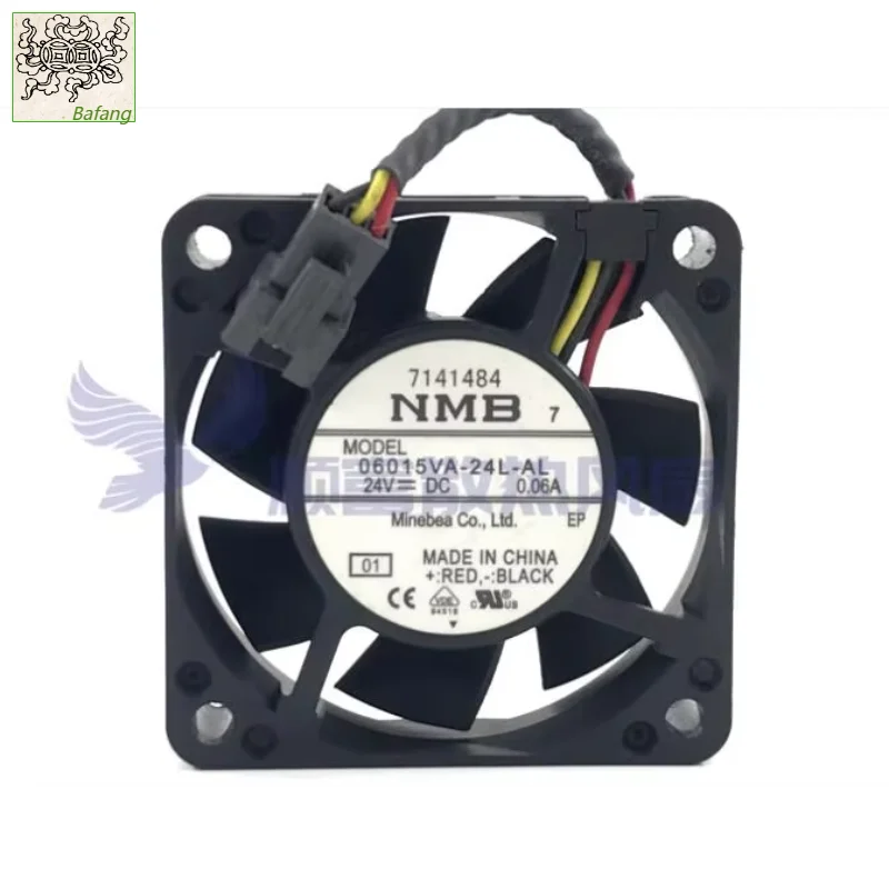 

Ltsf For NMB 06015VA-24L-AL DC 24V 0.06A 60x60x15mm 3-Wire Server Cooling Fan
