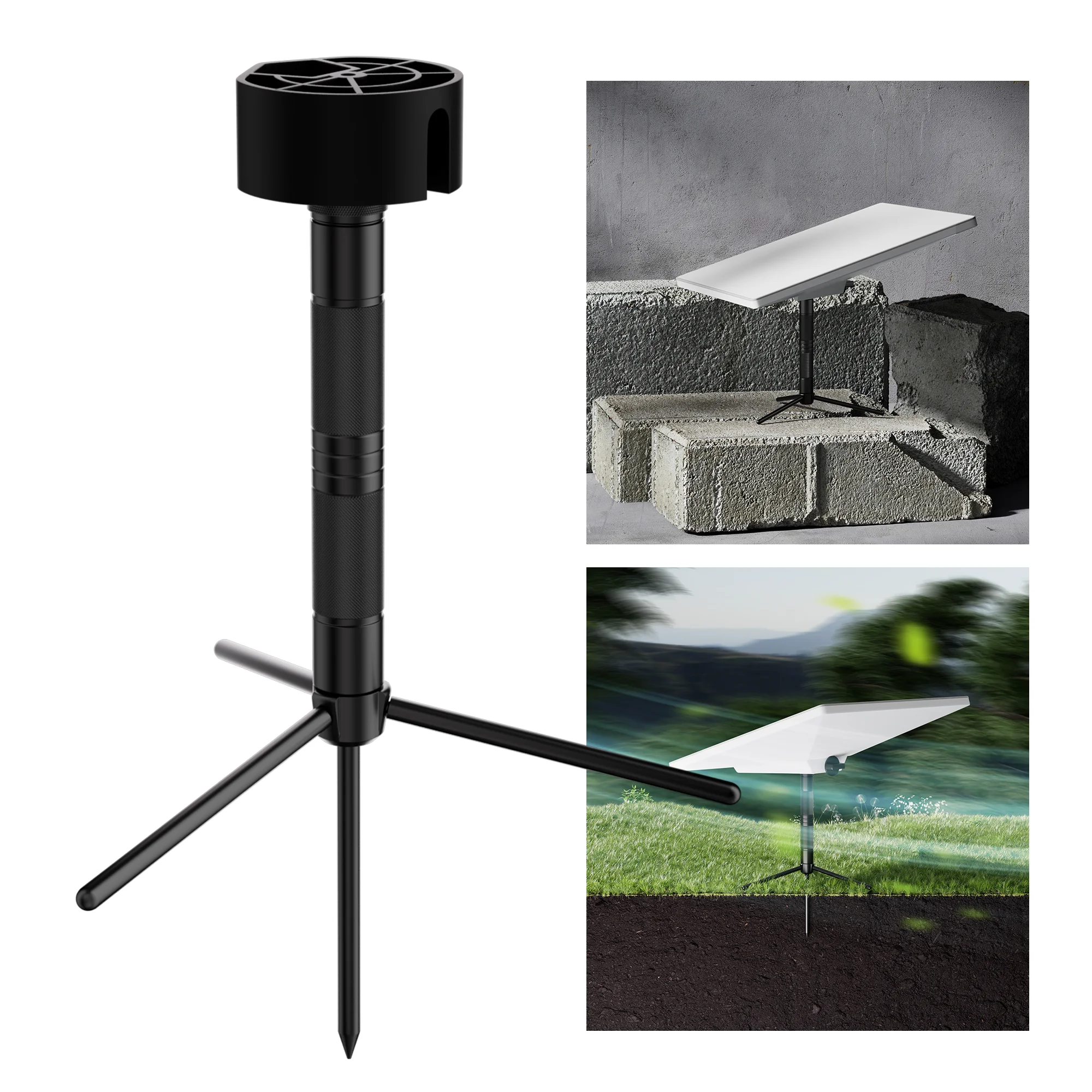 Starlink Mini-Stativ Tragbares Stativ-Gestell mit Aluminium-Stativadapter Kompatibel mit Starlink Mini Tube-Store Design