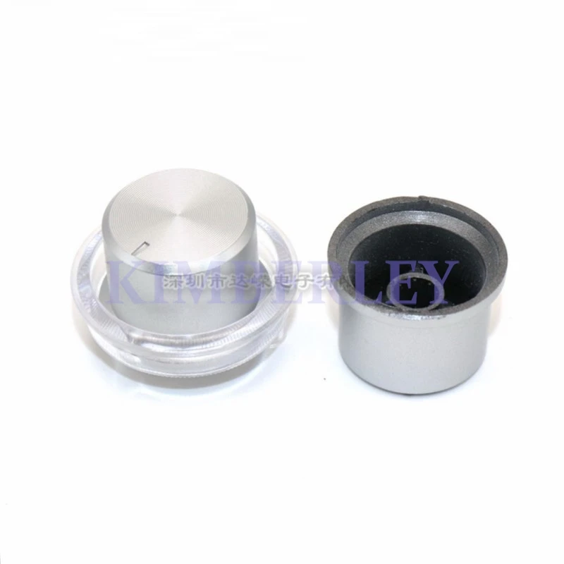 

3 Piece 25*17MM Sandblast Knob Cap Potentiometer Knob Cap Power Amplifier Volume Adjustment Switch Knob Cap two-piece Set