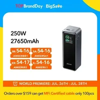 2024 New Prime Power Bank 27650mAh 3-Port 250W Portable Charger (99.54Wh) Spare Battery Portable Power Bank Large Capacity