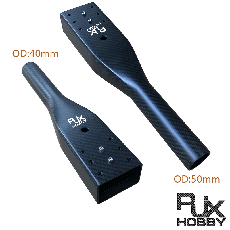 

RJXHOBBY 40mm 50mm Carbon Fiber Tube High Strength Composite 3K Twill Matte Surface Carbon Frame Pipe For Drone UAV Arm
