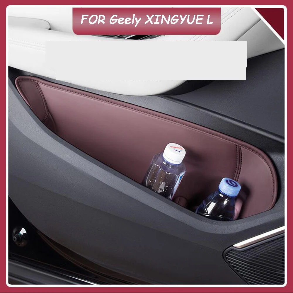 2022 23 2024 For Geely Monjaro Xingyue L Car Front Rear Door Inner Armrest Handle Door Multifunctional Storage Box Slot Cushion