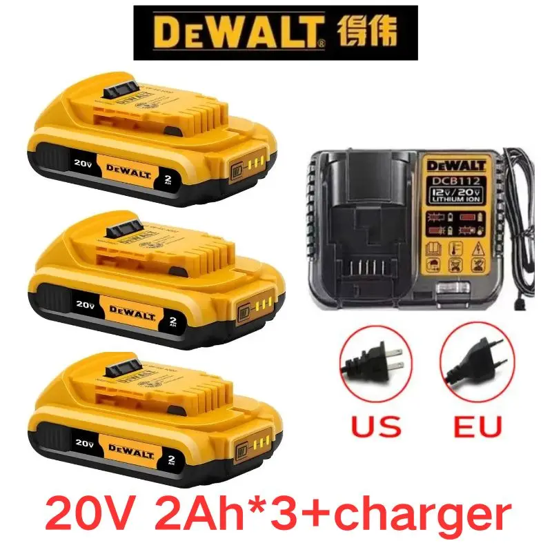 

100%original DEWALT Flexvolt Cordless Power Tool Battery 20V/60V 2.0-9.0Ah Max Compatible with DCB606 DCB182 DCB205 DCB206