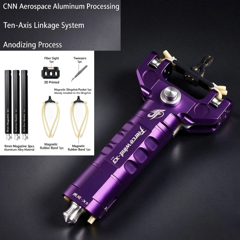 CNC Aluminum Alloy Press Automatic Loading Outdoor Portable High-power Continuous Shooting Competitive Tool