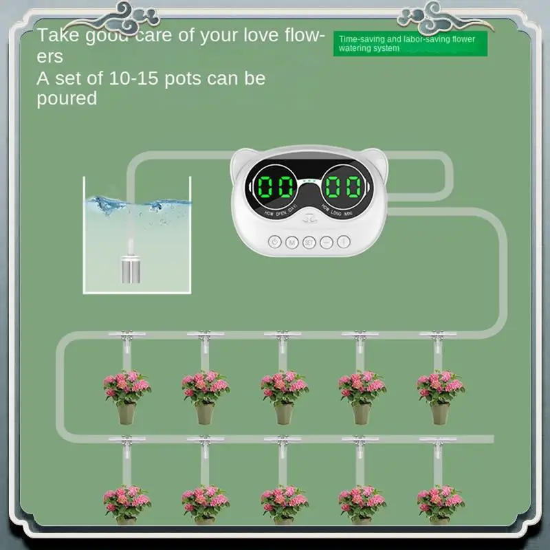 

Durable Usbcharging Intelligent Timing Irrigation Controller Indoor Plant Garden Lawn Flower Pot Automatic Drip Watering Machine