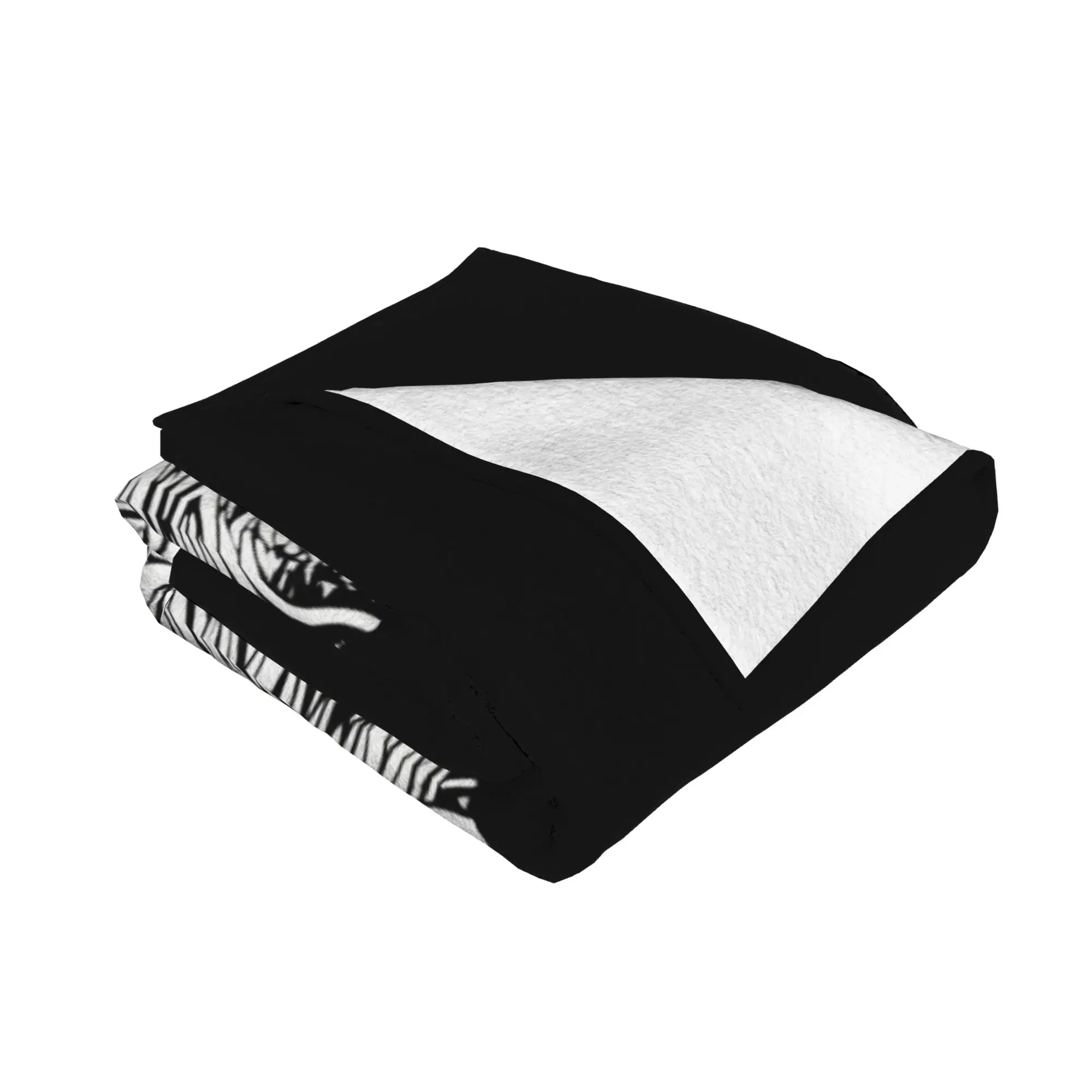 1PC White Skull With Knife Asking Alexandria home room decorations Winter Blankets for Adults Bedding Home Interior Sofa Knee
