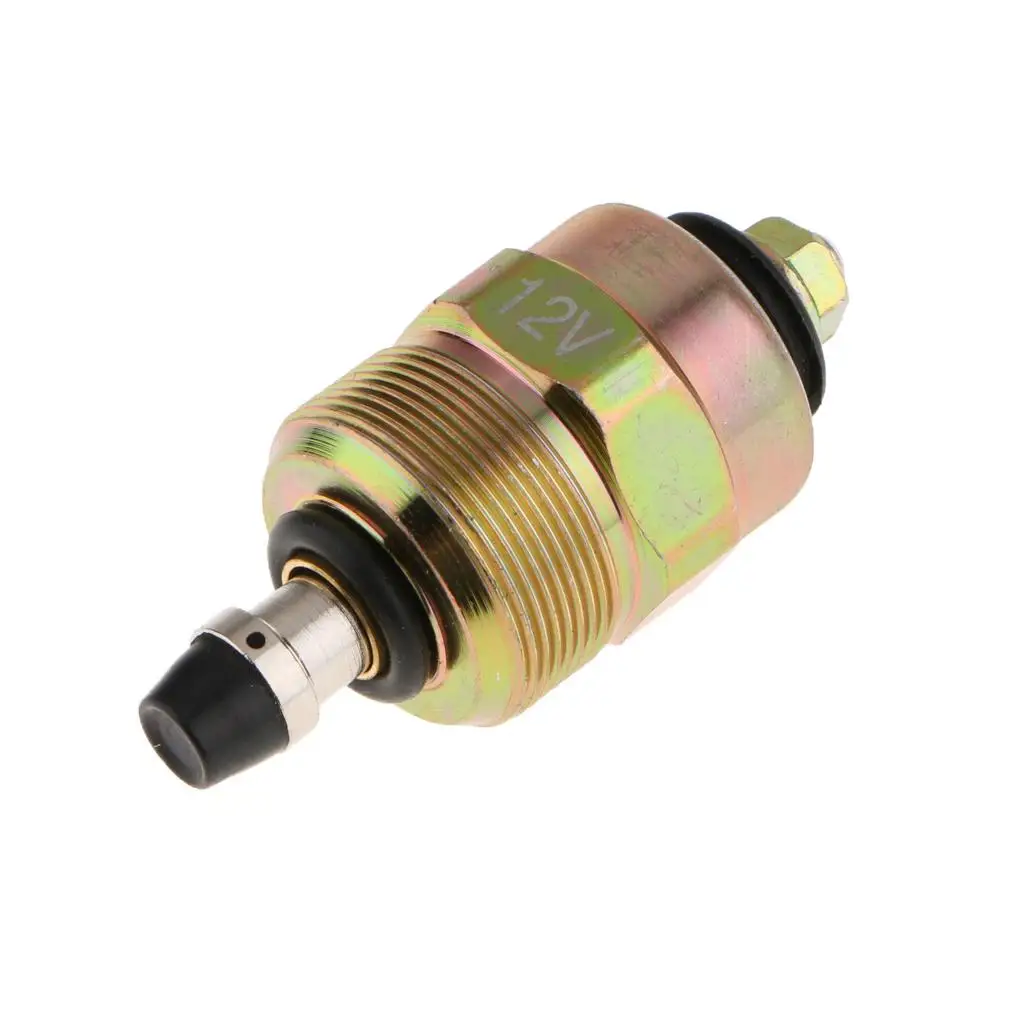 12 Volt Pump Solenoid Valve High Quality Yellow Metal Fuel Shut Down Switch for 1988-1993 Vehicle