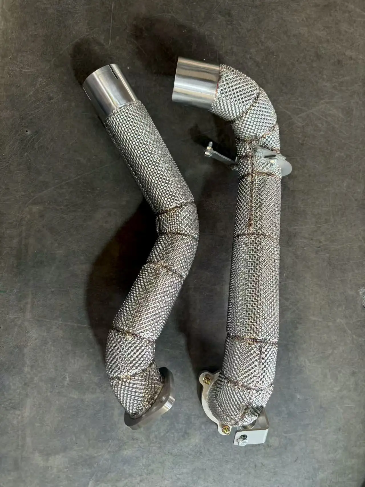 JTLD 304 Stainless Steel Straight Pipe Exhaust Downpipe For Mercedes W177 A250 2.0T