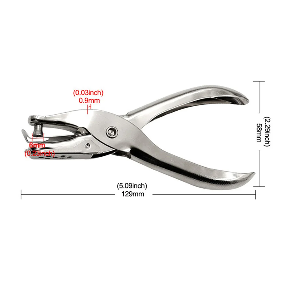 Metal Single Hole Puncher Hand Paper Punch Single Hole Scrapbooking Plier Drilling Hole Tools Hot Sale