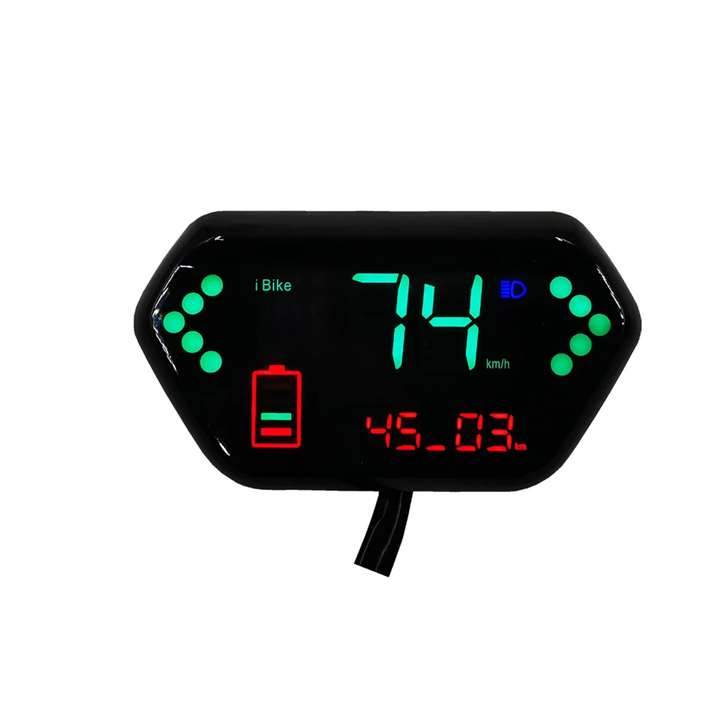 Hot Display Hot Display Meter C For EBike Electric Scooter Motor 6pin Interface 48V 60V 72V LCD 2 Different Installation Methods