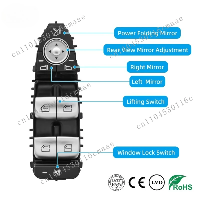 OEM Factory Window Control Switch Universal Electric Window Switch 2059056811