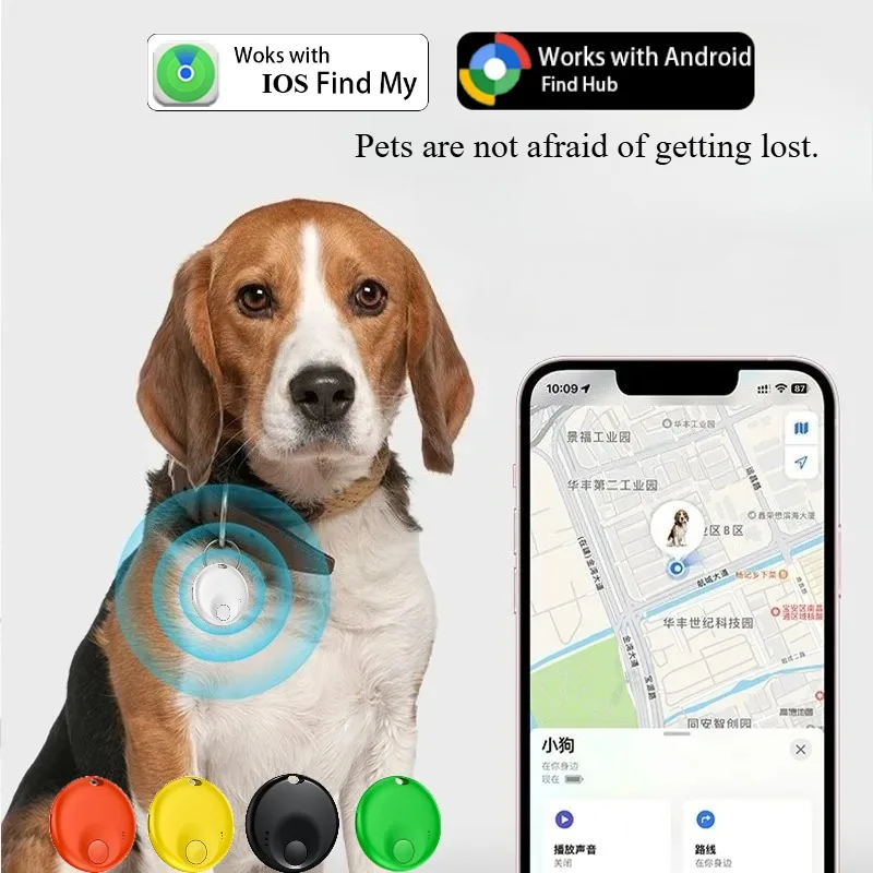 

Blue-tooth Dual System Smart Tracker Tag для Android или iOS Locator Tagi Find My или Google Find Hub App Finder Дети пожилые домашние животные