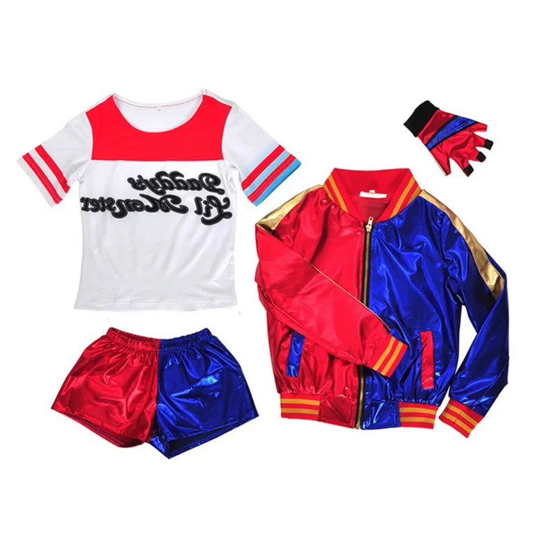 子供のためのハーリーアベンジャーズのコスプレコスチューム,ジョーカーのジャケット,ハロウィーンのパーティー,女の子のための衣装,モンスターの衣装,大人のためのコスチューム