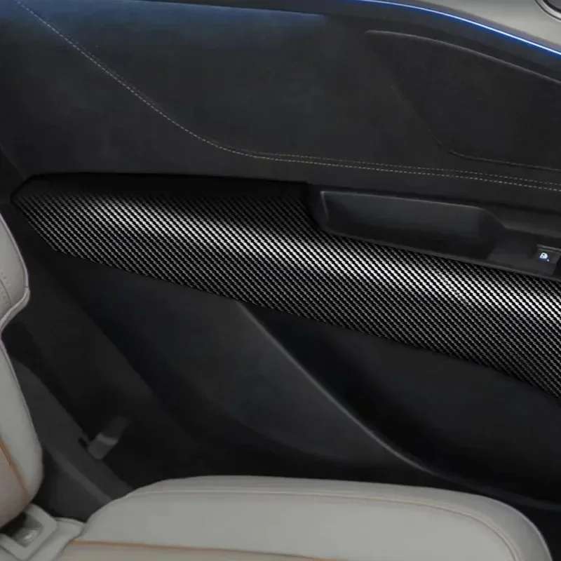 Nano Carbon Fiber Car Sticker Paste Protector Strip DIY Automotive Protective Film Auto Door Sill Side Anti Scratch Tape