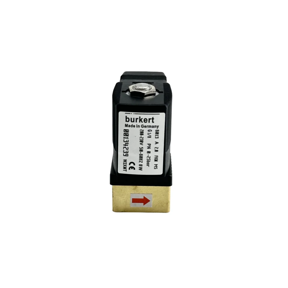 00134248 Burkert 6013 Type Direct Acting G3/8 Inch 2/2 Normally Closed Brass Valve Body 00134248 00134251