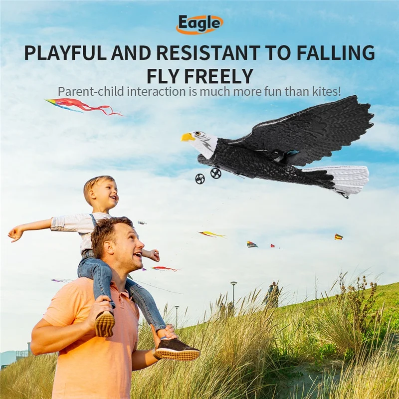 

Z59 Eagle Glider RC Airplane, EPP Foam Fixed Wing Plane with 2.4G Remote Control, Eagle Shape Design Toy for Outdoor Flying Begi