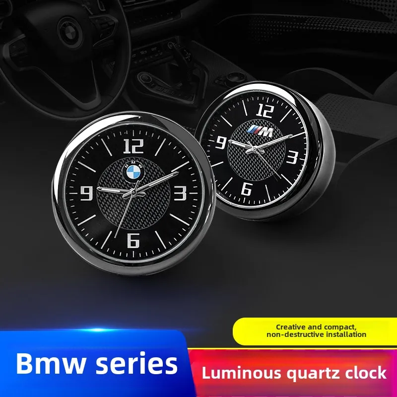 Car Interior parts mini Clock Watch Auto Electronic Quartz Watch For BMW  M E46 E90 E60 F30 F10 E39 E36 F20 G30 G20 E87 E92 E91