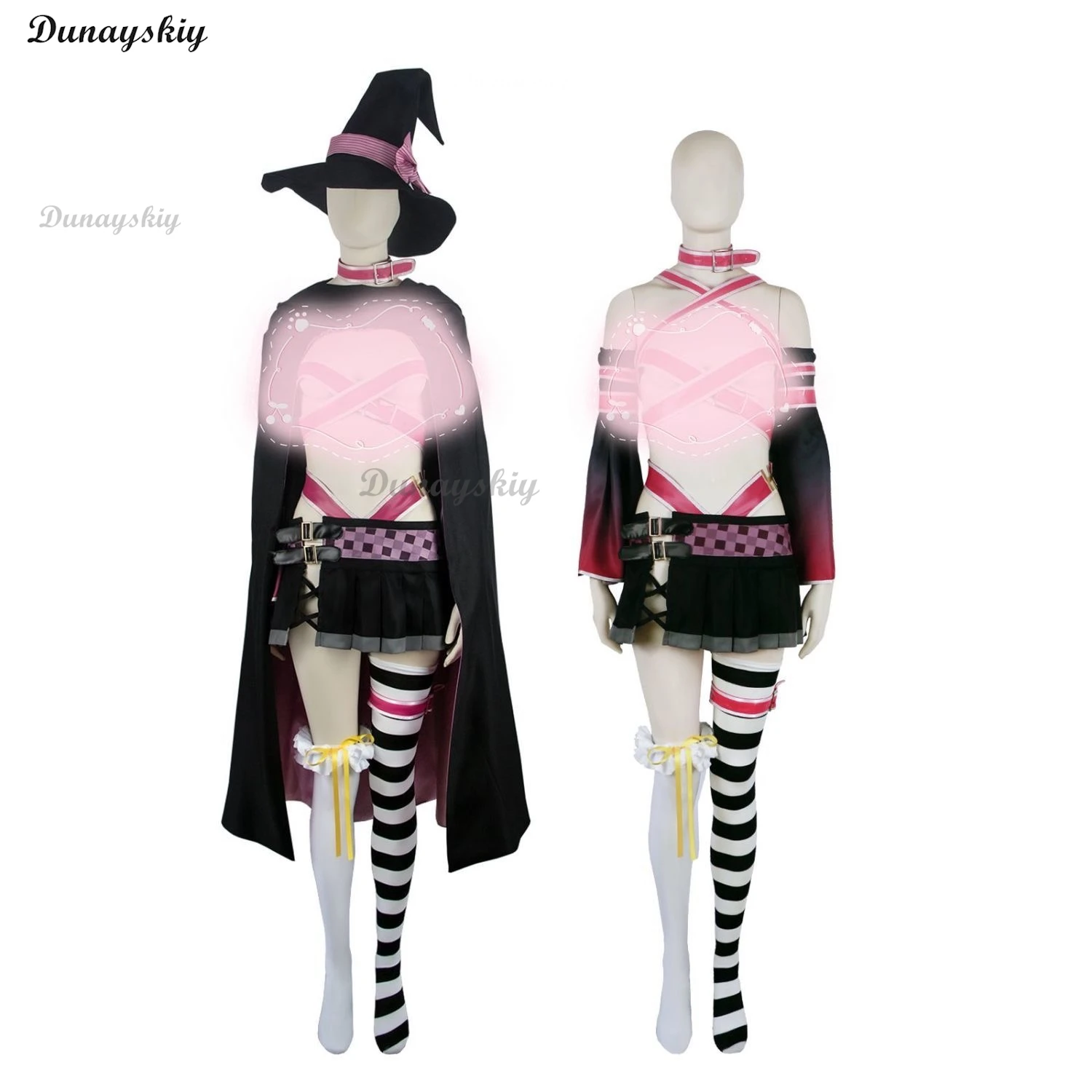 Ayachi Nene Cosplay Costume Anime Sabbat of the Witch Cosplay Comic Halloween Carnival Cosplay Costume Cloak Hat Socks Props