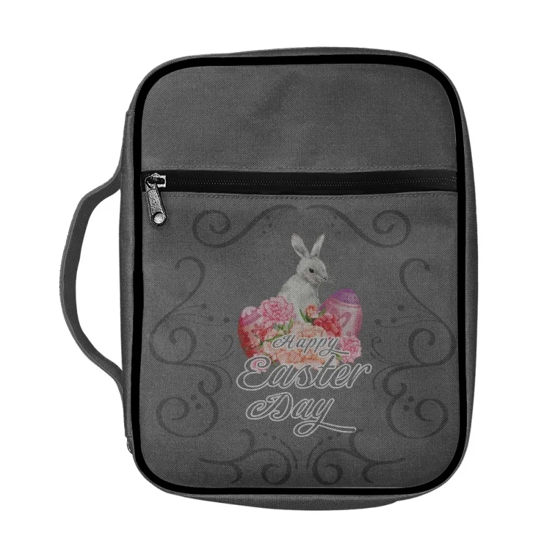 Couverture de la Bible Slashproof pour femme, étui de transport pour livre, sac d'église, protection de la Bible avec poignée, poche zippée, cadeau pour la mère