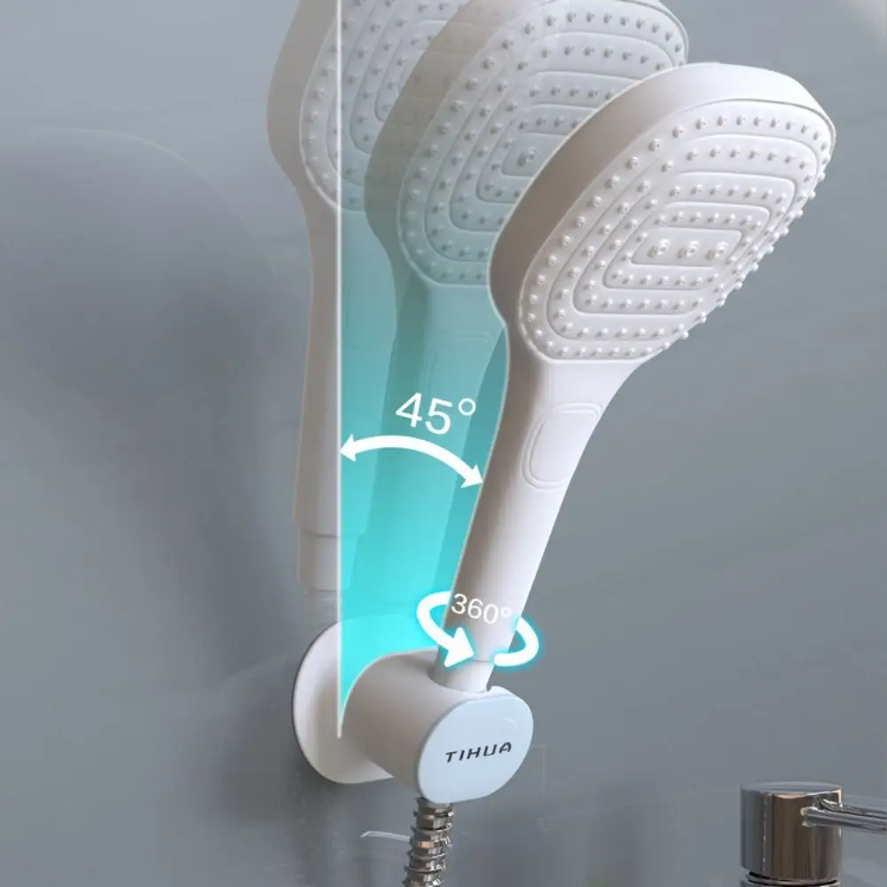 

Punch-free Shower Head Holder Stable Self-Adhesive Bath Head Rack Adjustable Wall Hanging Shower Base Bracket SPA Bathroom