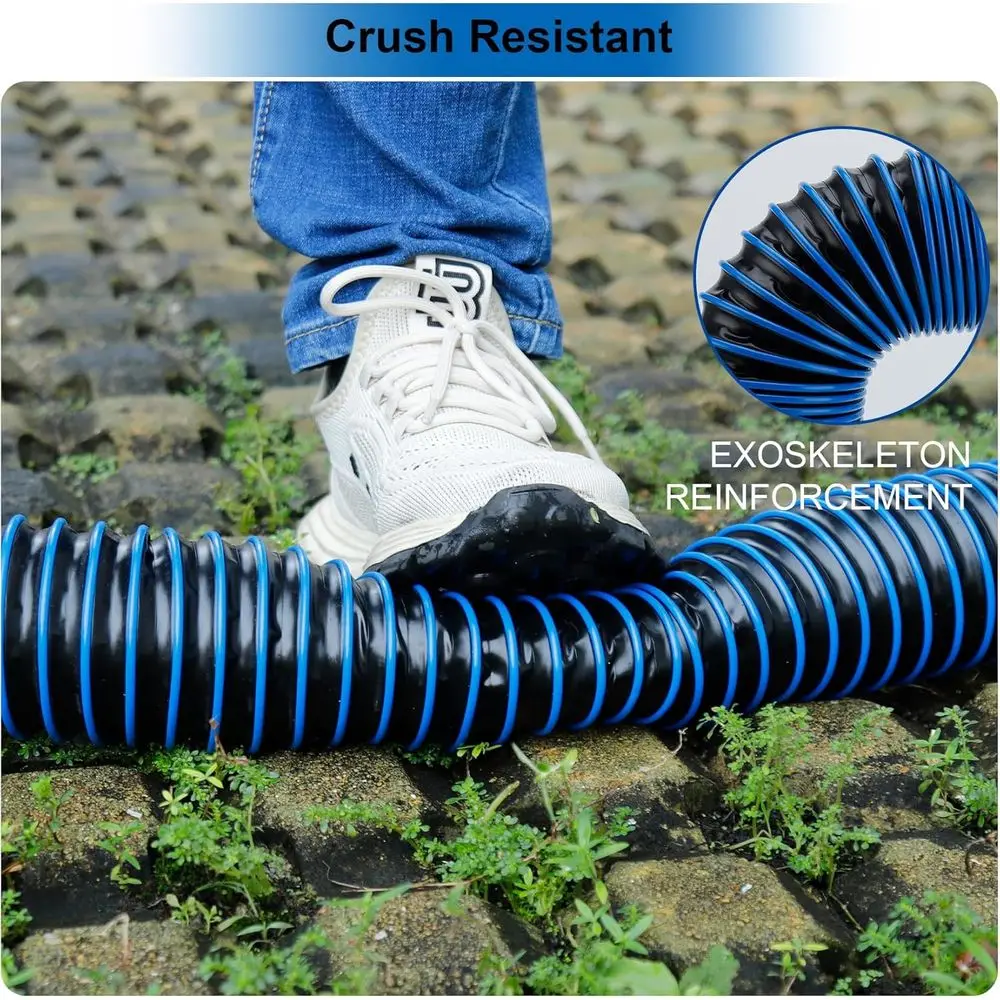 20 FT RV Sewer Hose, Sewer Hose for RV Camper - Includes 2 Attachable 10 ft Sewer Hose kit with Swivel Fitting, 90 Degree Clear