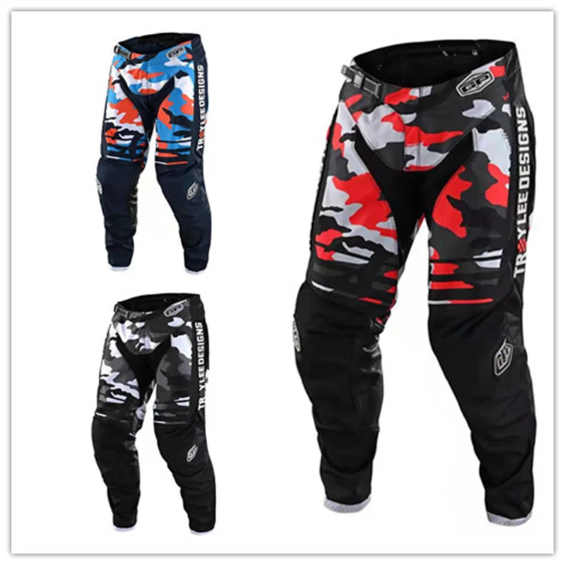 

Motorcycle Pants New Cross-Country Motorcycle Mountain Field Forest Road Competitive Riding Outdoor Sports Anti-Fall Color Pants