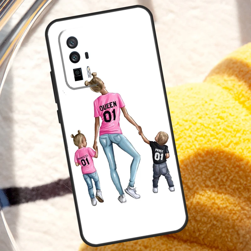 Mom Dad Daughter Son Case For Xiaomi 13T 12T 11T 13 Pro 14 Ultra 12 Lite POCO F5 M6 X6 Pro X5 X3 F3 M5s Cover