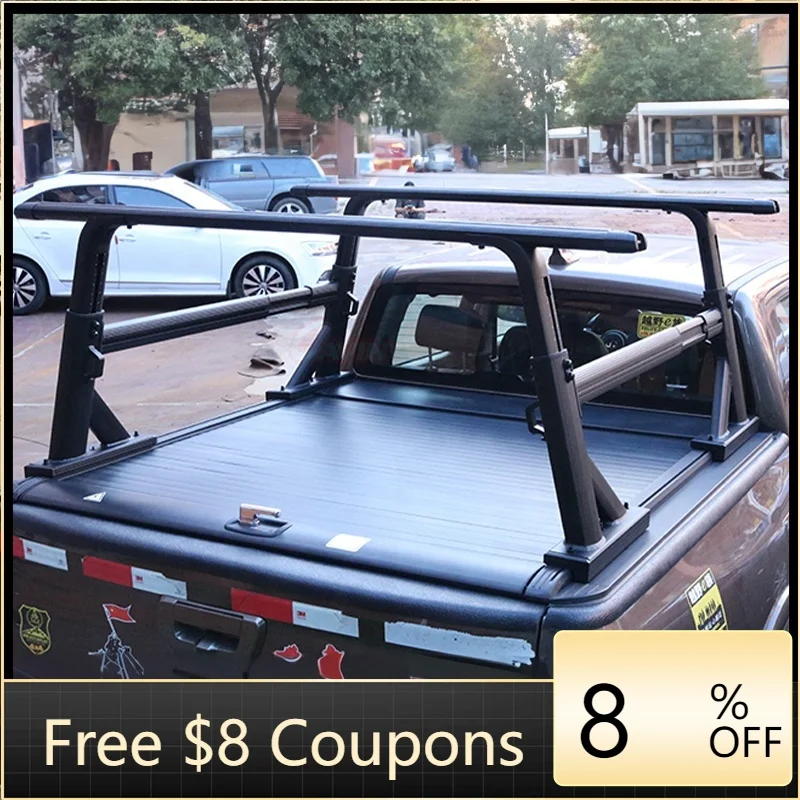 

ZAIQU Hight Quality Low Price Aluminium Alloy Adjustable Multifunctional Roll Bar Tub Rack for 4x4 Pick up Truck Hilux