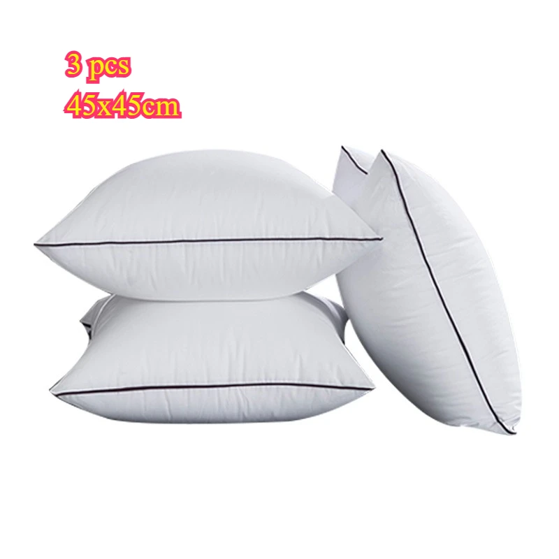 

Набор из 3 подушек 45x45 см с тиснением, из ткани с начесом, для головы и поясницы, с наполнителем из полипропиленового хлопка (Relleno Para Cojines)