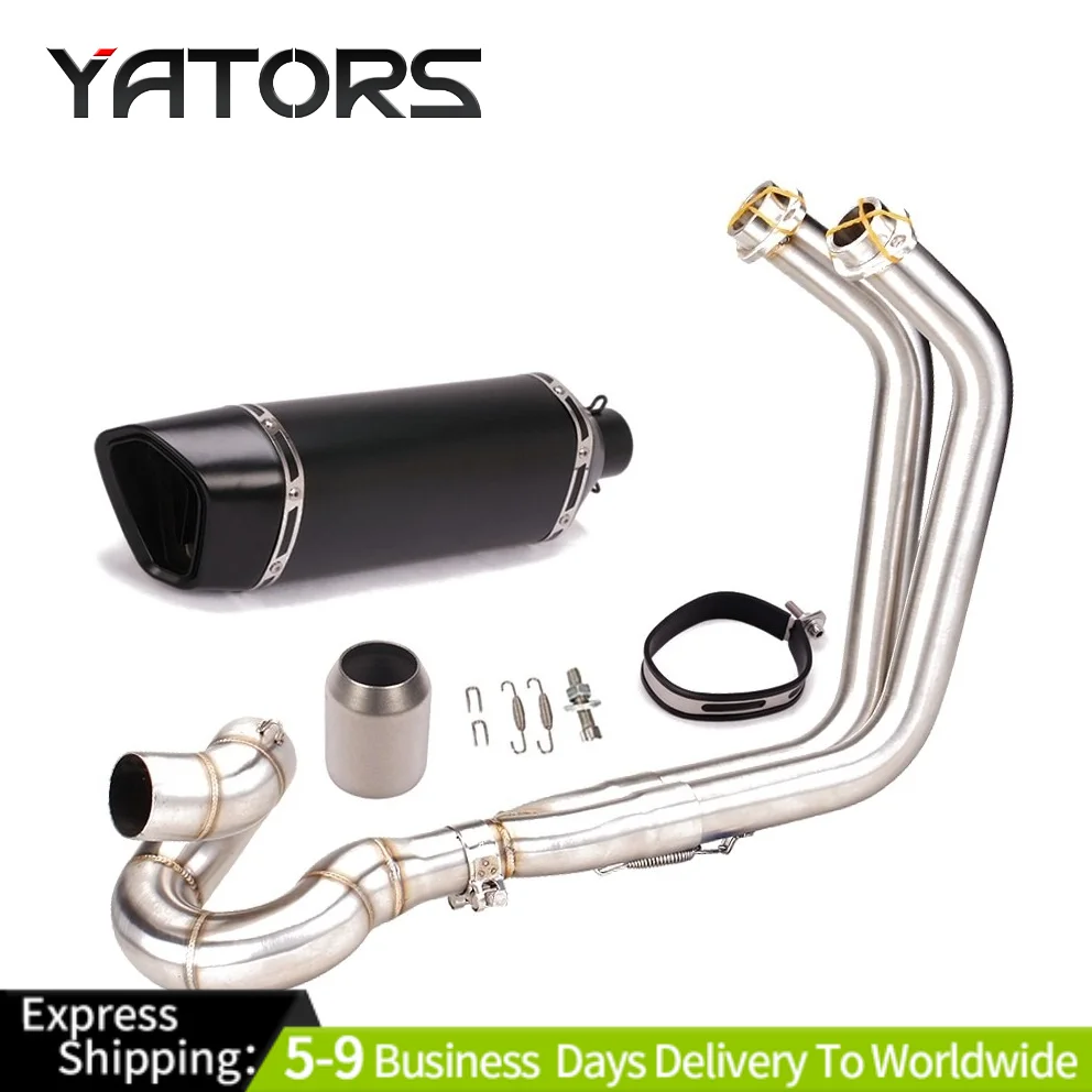 

For Kawasaki Ninja 650 Z650 2017-2019 Muffler Exhaust Front Pipe Full System Exhausts Pipes