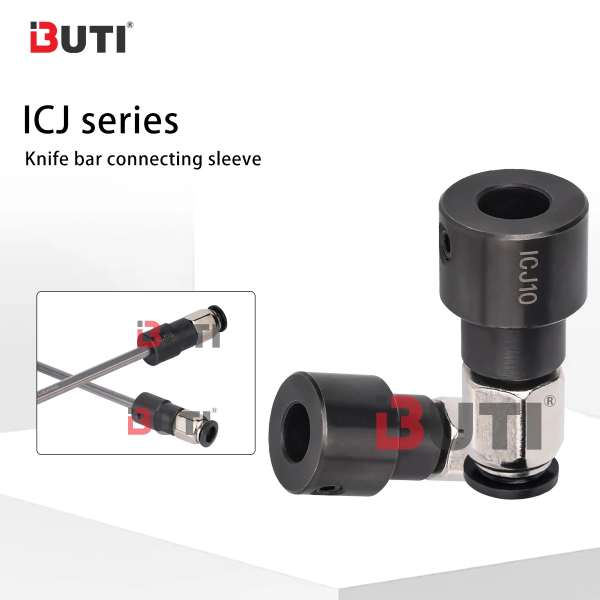 

ICJ 05/06/07/08/09/10/12/13/14/18/20/25/32 Internal Cooling Tool Interface Machining Tools Accessories Tracheal Connector Sleeve