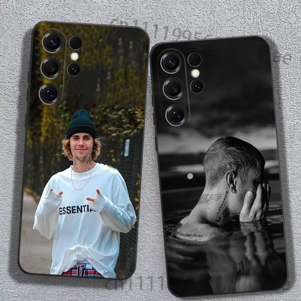 SWAG J-Justin-n B-Bieber Phone Case For Samsung S22,S24,S20,S25,S23,S30,S21,Ultra,Plus,Cover Original Custom TPU Protector Case