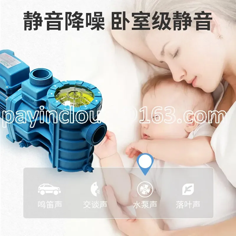 Swimming Pool, Circulating Water Pump, Small-sized Self-suction Filtration Sewage Hot Spring Therapy and Breeding