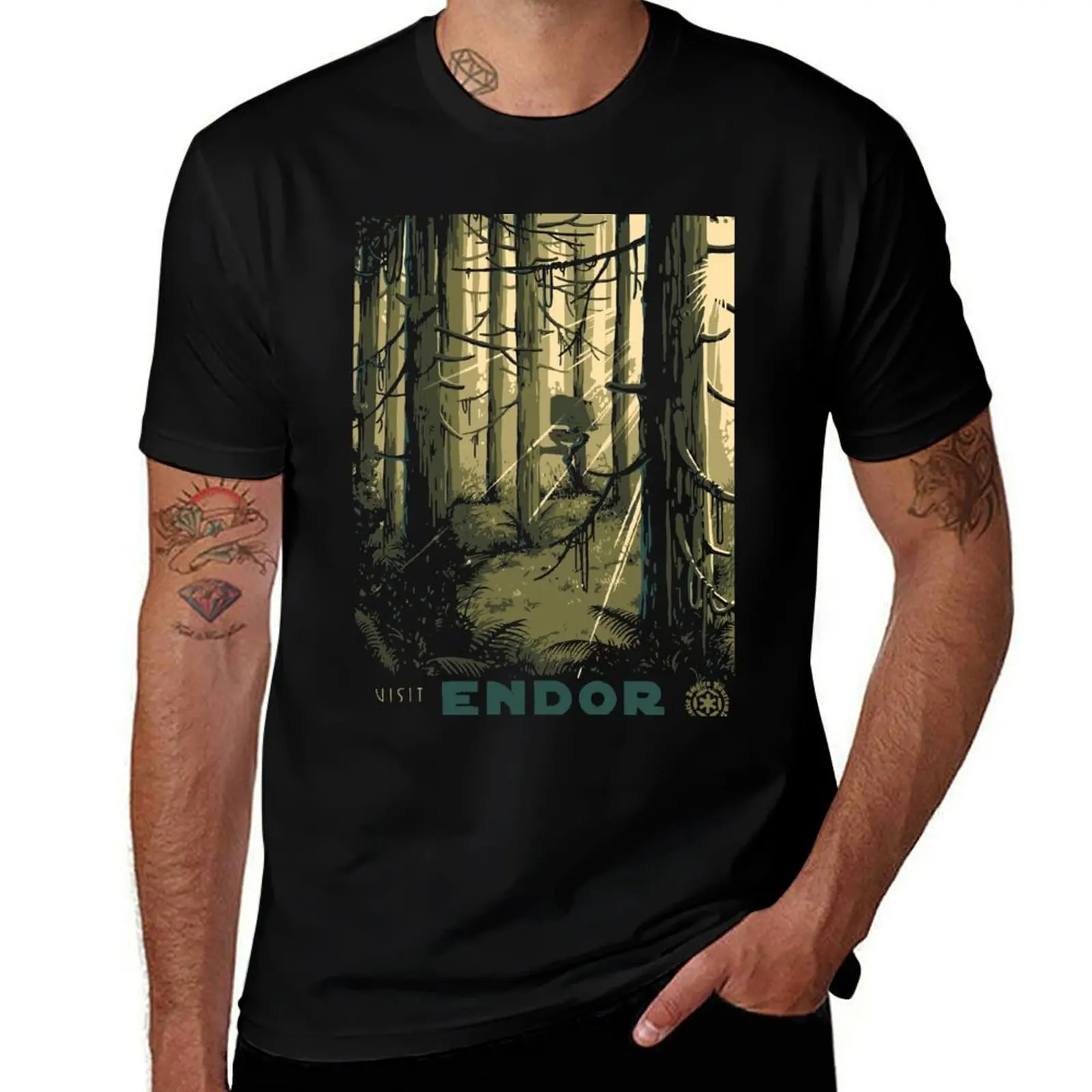 

Visit Endor T-Shirt Work Utility Casual Tee Shirt
