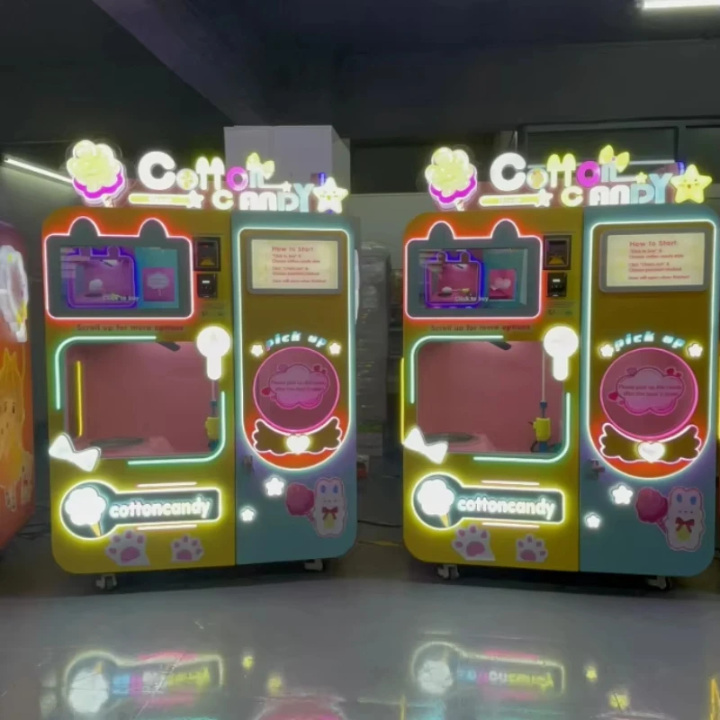 

Новая модель коммерческого автоматического аппарата для производства сахарной ваты